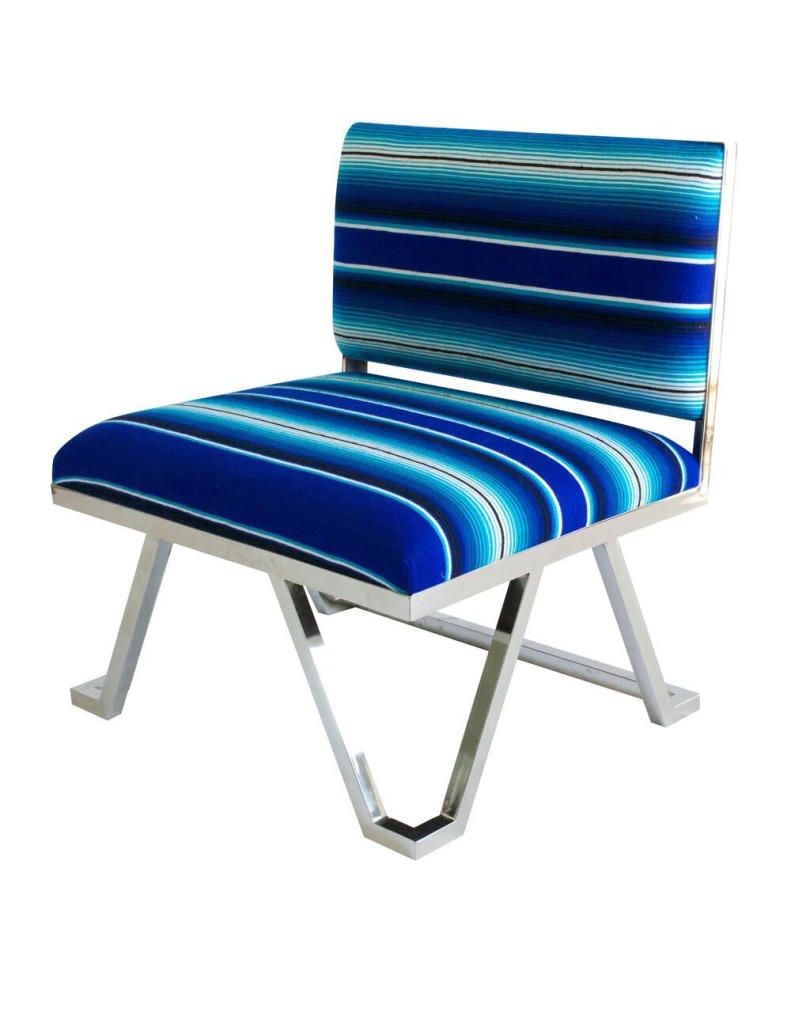 Blue-small-chair-with-chrome-base